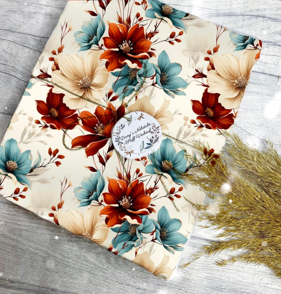 Creme Herbst Blumen Augustvorbestellung